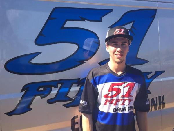 51FIFTY Energy Drink Yamaha - Brady Kiesel To Fill In For Injured Zach Bell