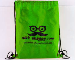 Sikk Branded Draw-String Backpack / Green