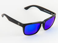 Huckleberry - Gloss Black / Blue Iridium Lens