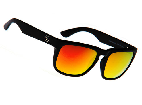 Huckleberry - Gloss Black / Red Iridium Lens