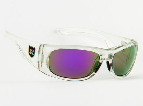 Qualifier - Crystal Clear / Purple Iridium Lens