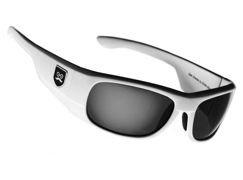 Qualifier - Crisp White / Black Iridium Lens