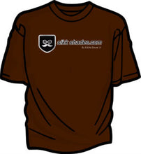 Sikk Branded T Shirt - Brown W/Tan Logo