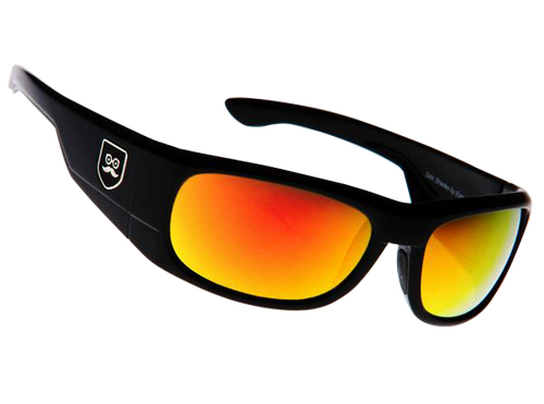 Qualifier - Gloss Black / Red Iridium Lens