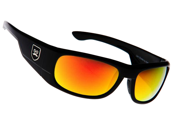 Qualifier - Gloss Black / Red Iridium Lens