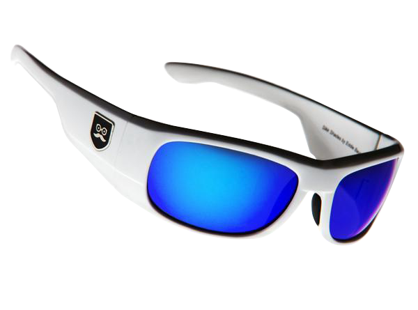 Qualifier - Crisp White / Blue Iridium Lens