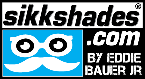 Sikk Groucho Decal 3in Rectangle Blue